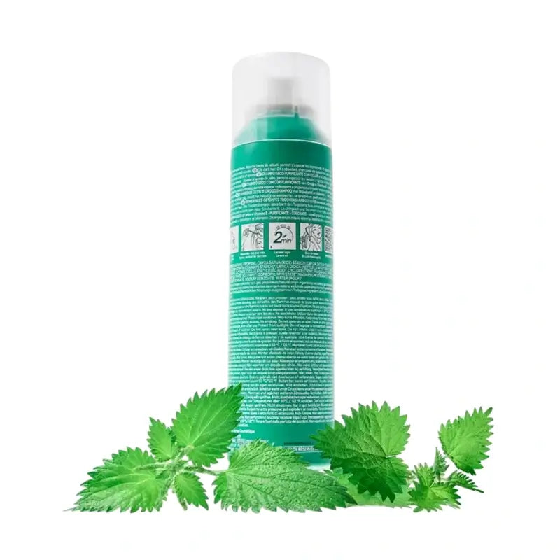 Klorane Suchý šampón na reguláciu mazu s prísadou žihľavy, s prirodzenou farbou, 150 ml