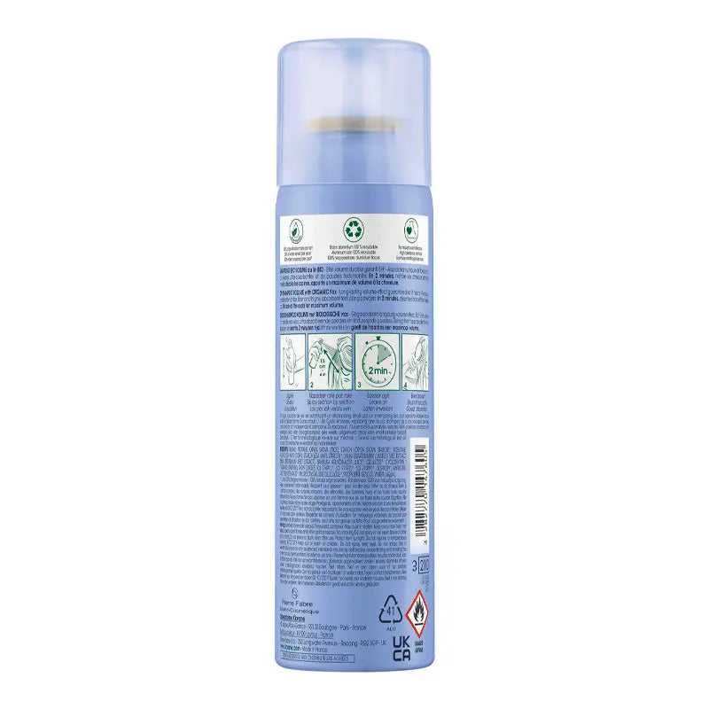 Klorane Suchý šampón s organickým ľanom 150 ml