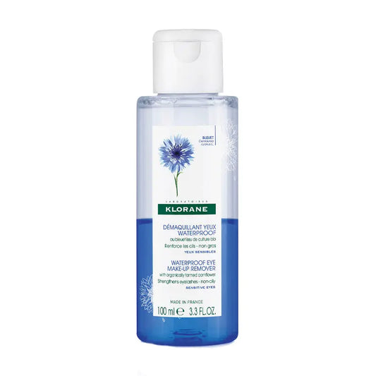 Klorane Waterproof Eye Make-up Remover Cornflower 100 ml