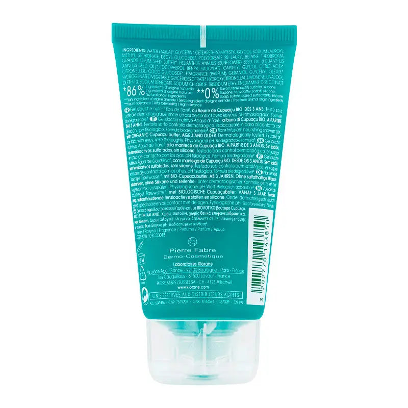 Klorane Sprchový gél s vôňou tiaré 75 ml