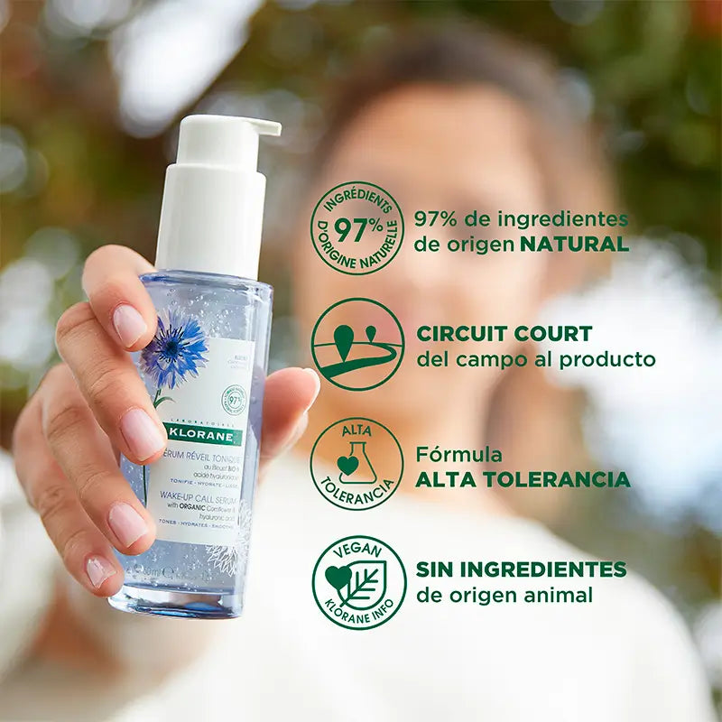 Klorane Sérum na prebudenie s vodou z nevädze 40 ml