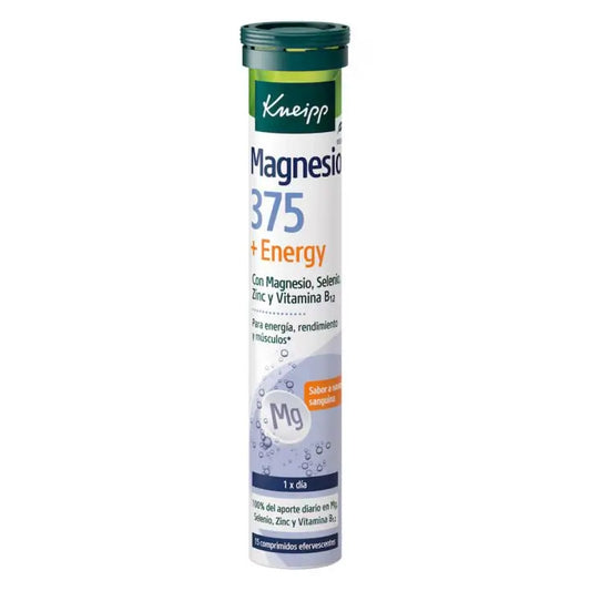 Kneipp Magnesium 375 + Energy, 15 tabliet