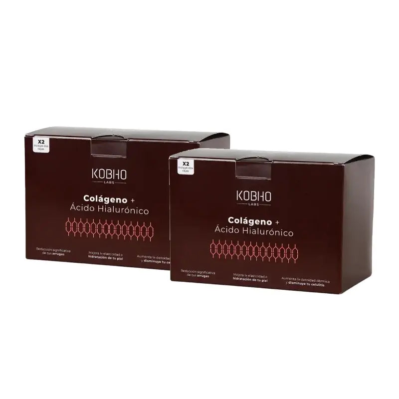 Kobho Labs Duplo Kolagén + kyselina hyalurónová, 2 x 40 ampuliek