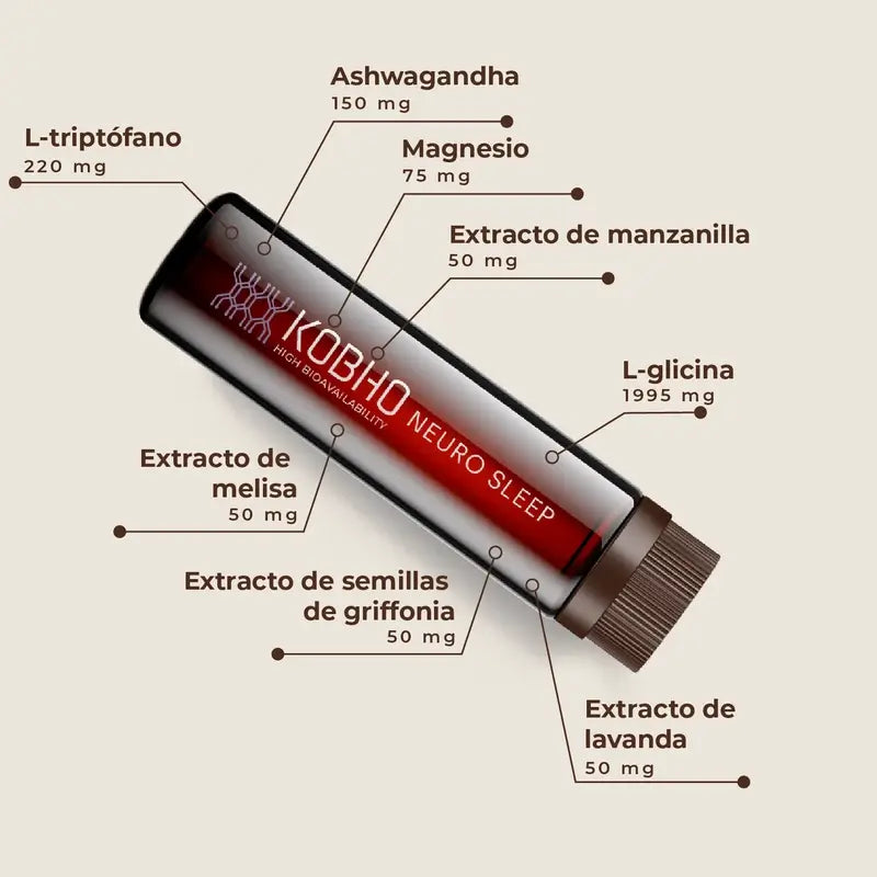 Kobho Labs Neuro Sleep, 28 ampuliek a kapsúl
