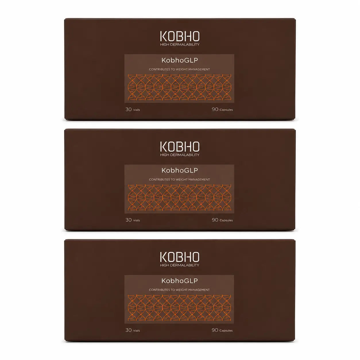 Kobho Labs – doplnok GLP, 30 ampuliek, balenie po 3 kusoch