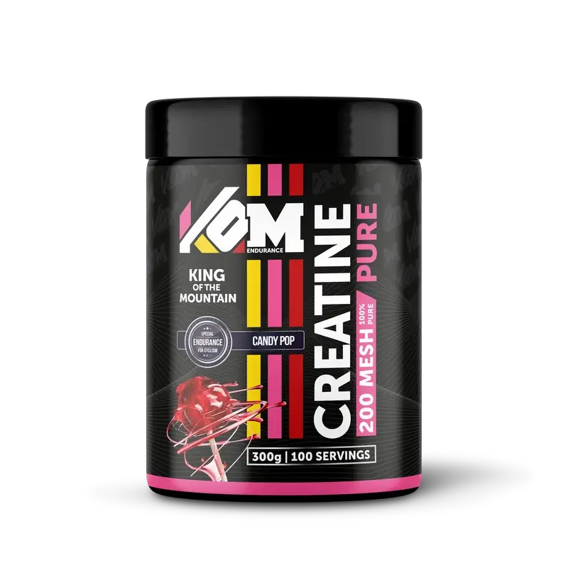 Kom Endurance Kreatín – športová výživa, balenie kreatínu s príchuťou lízanky, 300 g 