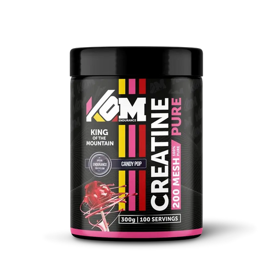 Kom Endurance Kreatín – športová výživa, balenie kreatínu s príchuťou lízanky, 300 g 