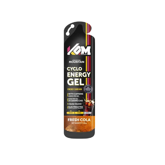 Kom Endurance Gély – športová výživa, balenie s 18 gélmi po 60 g, kofeín + horčík + draslík, príchuť cola 