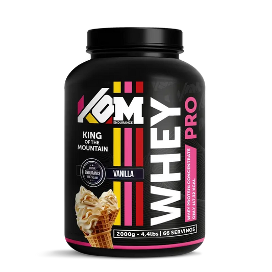 Kom Endurance Proteins Sports Nutrition , whey protein 2kg vanilla flavour tin