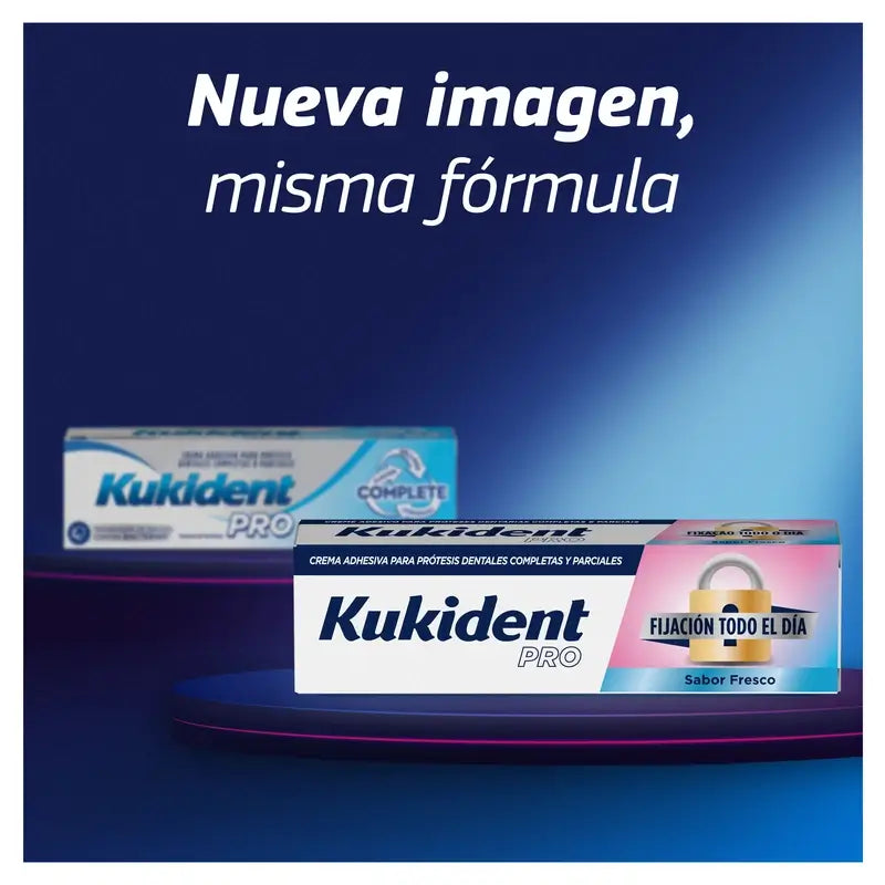 Kukident Pro Complete Lepiaci krém na zubné náhrady, klasická príchuť, 70 g