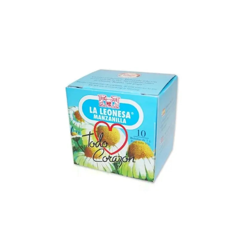 La Leonesa Manzanilla, 10 pyramídových vrecúšok
