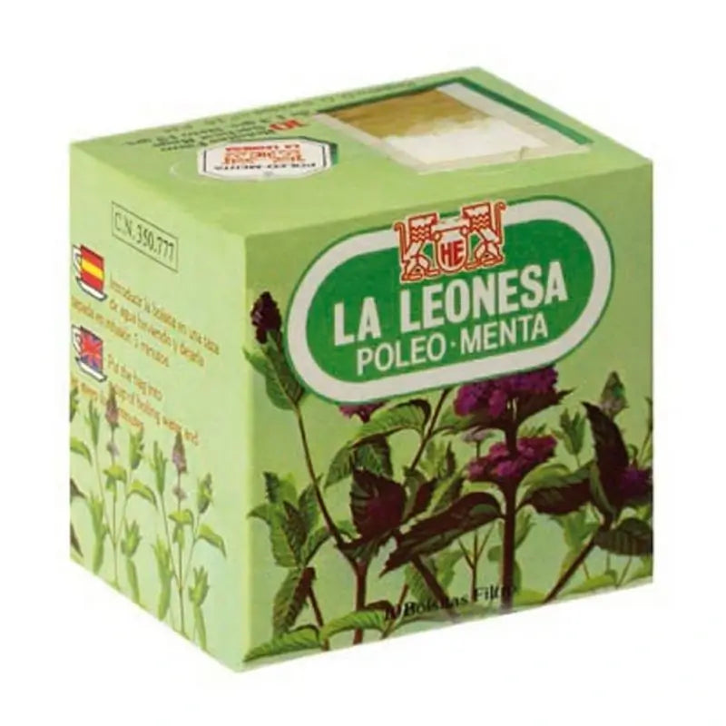 La Leonesa Menta Poleo, 10 pyramídových čajových vrecúšok