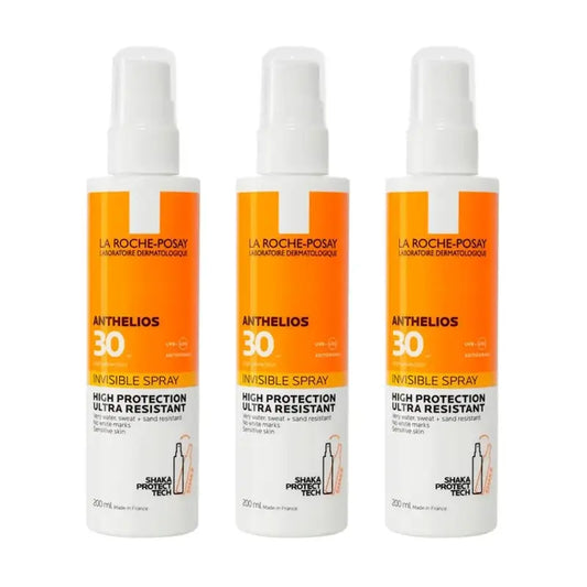 La Roche Posay Anthelios Invisible Spray Spf 30, 3X200 Ml