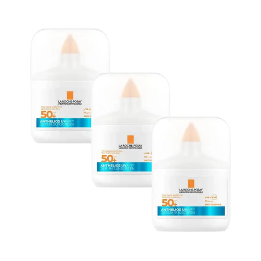 La Roche-Posay Anthelios Uvair slnečné sérum SPF 50+, 3 × 50 ml