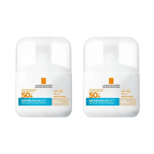 La Roche-Posay Anthelios Uvair Sun Serum SPF 50+ Tinted Light, 2 × 50 ml