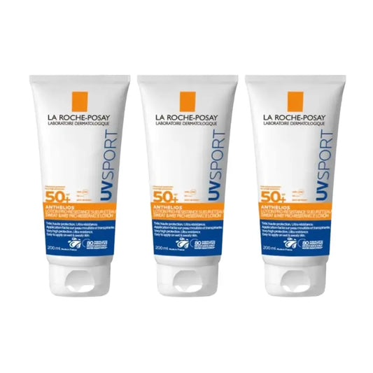 La Roche-Posay Anthelios Uvsport Odolný krém SPF 50+, 3 × 200 ml