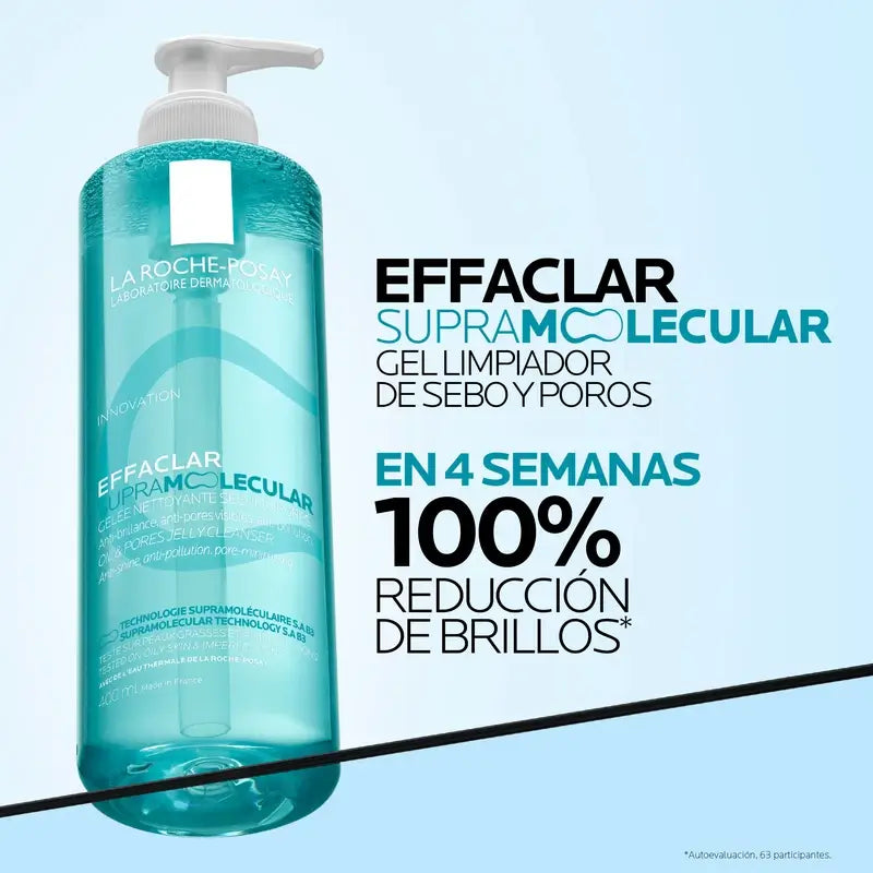 La Roche-Posay Effaclar Supramolekulárny čistiaci gél, 400 ml