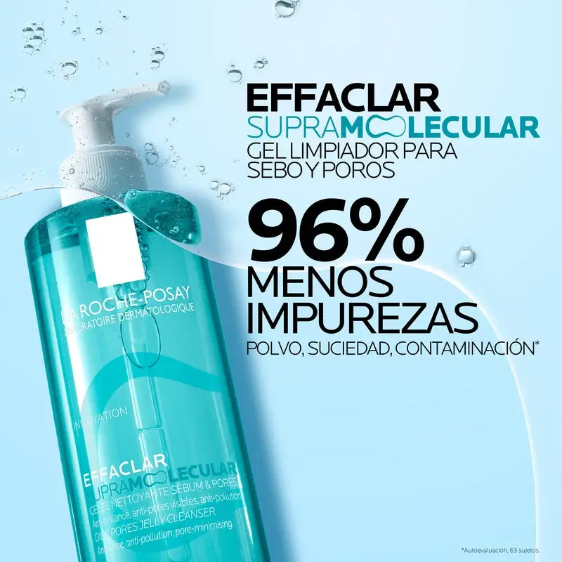 La Roche-Posay Effaclar Supramolekulárny čistiaci gél, 400 ml