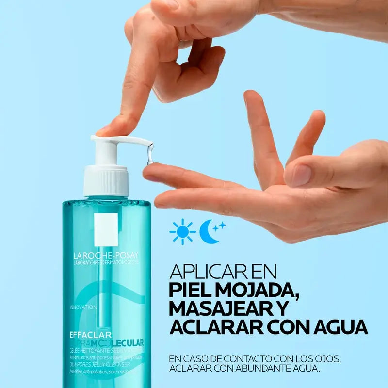La Roche-Posay Effaclar Supramolekulárny čistiaci gél, 400 ml