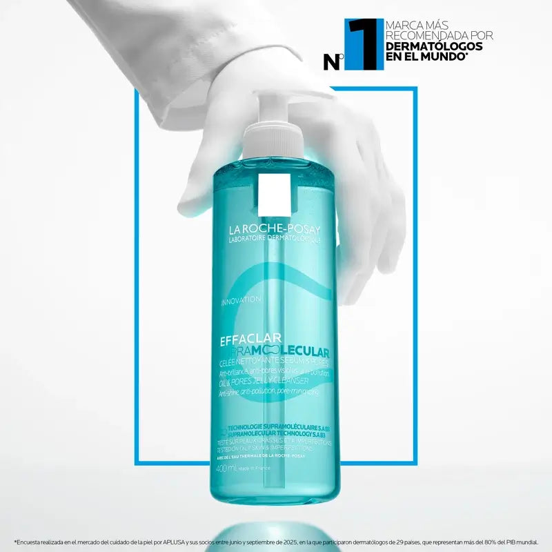 La Roche-Posay Effaclar Supramolekulárny čistiaci gél, 400 ml