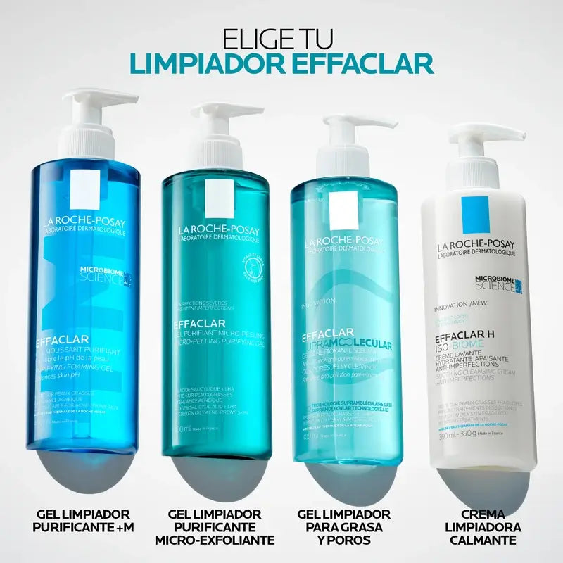 La Roche-Posay Effaclar Supramolekulárny čistiaci gél, 400 ml