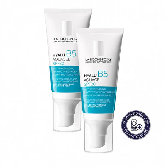 La Roche Posay Hyalu B5 Aquagel SPF 30, balenie 2 x 50 ml