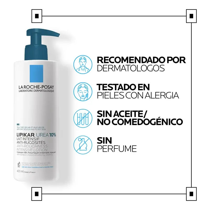 La Roche Posay Lipikar Lait Urea 10 %, 400 ml