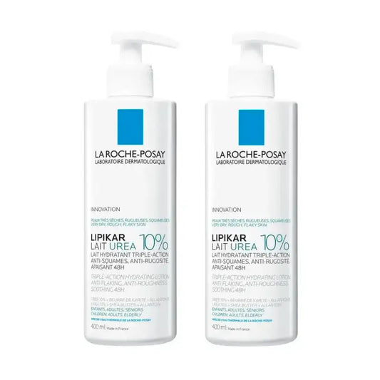 La Roche Posay Lipikar Lait Urea 10 %, balenie 2 x 400 ml
