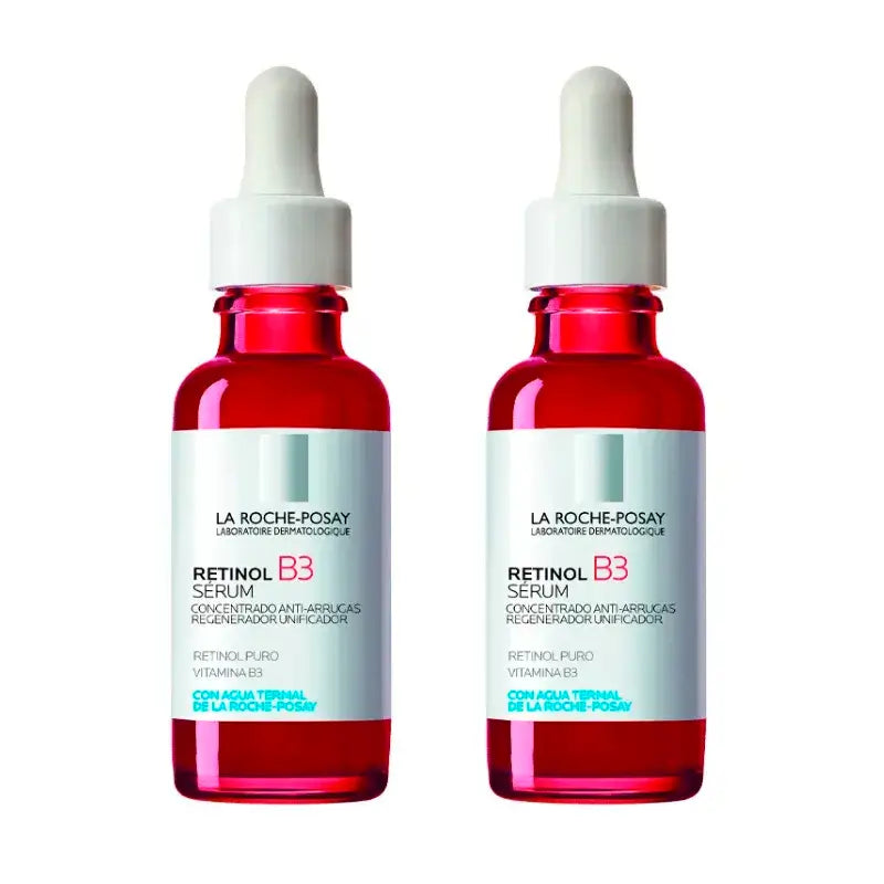 La Roche Posay Retinol B3 sérum proti vráskam, balenie 2 x 30 ml