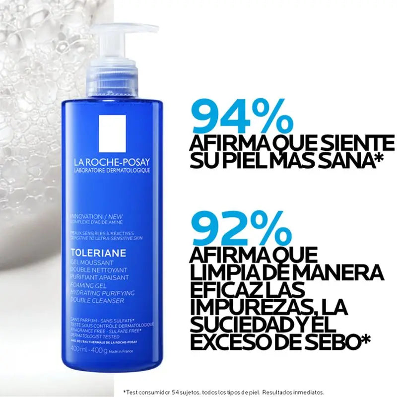 La Roche-Posay Toleriane penový gél na dvojité čistenie, 400 ml