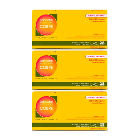 Labcatal Cobre, 3 x 28 ampuliek 