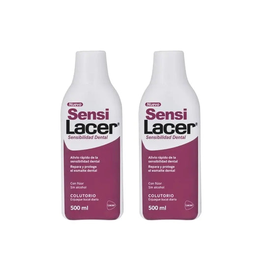 Lacer Duplo Sensilacer ústna voda, 2 x 500 ml