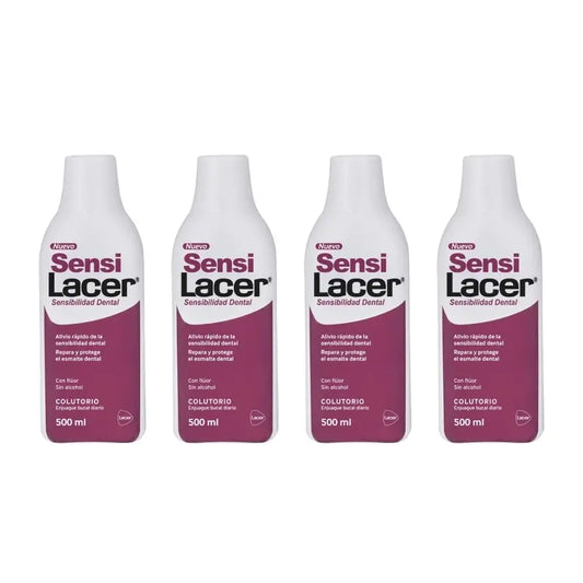 Lacer Sensilacer ústna voda, balenie 4 x 500 ml