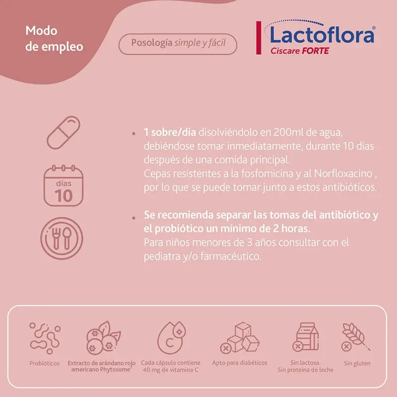 Lactoflora Ciscare Forte, 10 vrecúšok