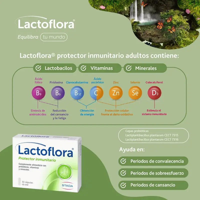 Lactoflora Imunitný ochranný prípravok 30 kapsúl