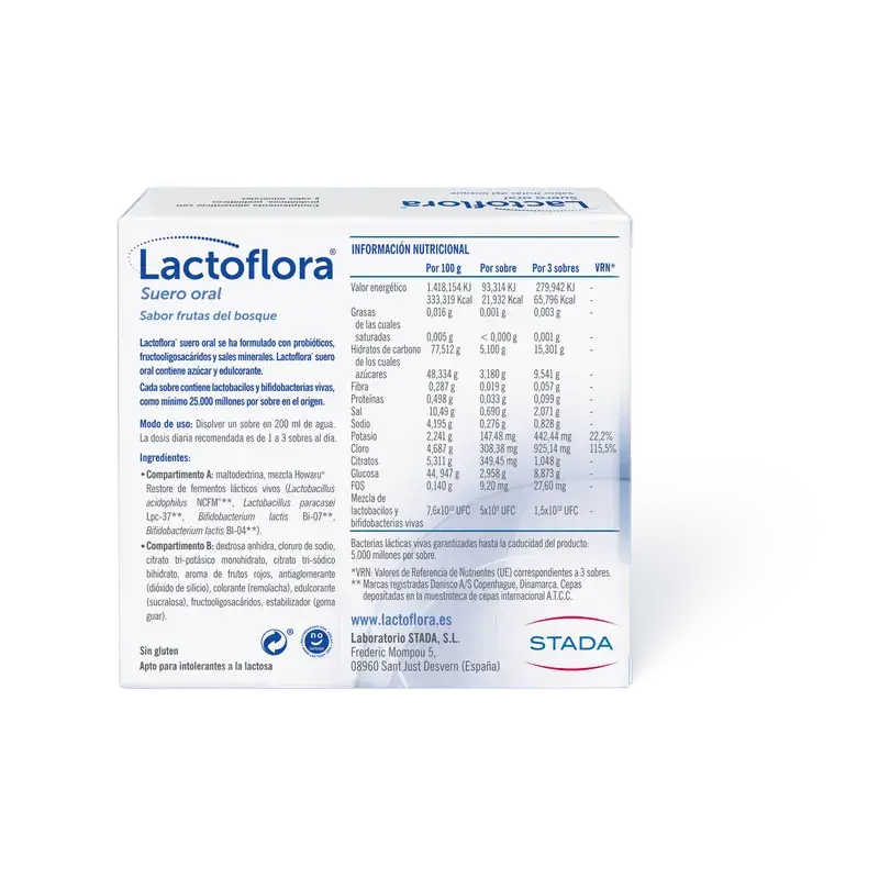 Lactoflora perorálny roztok, 6 vrecúšok