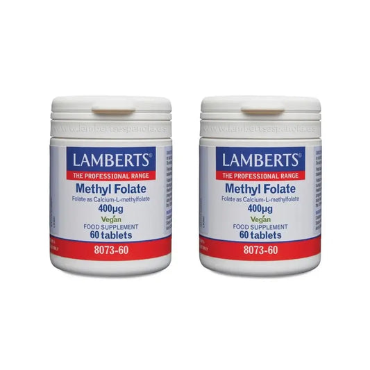 Lamberts Methylfolát 400 mg, 2 × 60 tabliet 