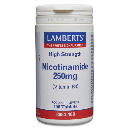 Lamberts Nicotinamide (Vit B3) , 100 capsules