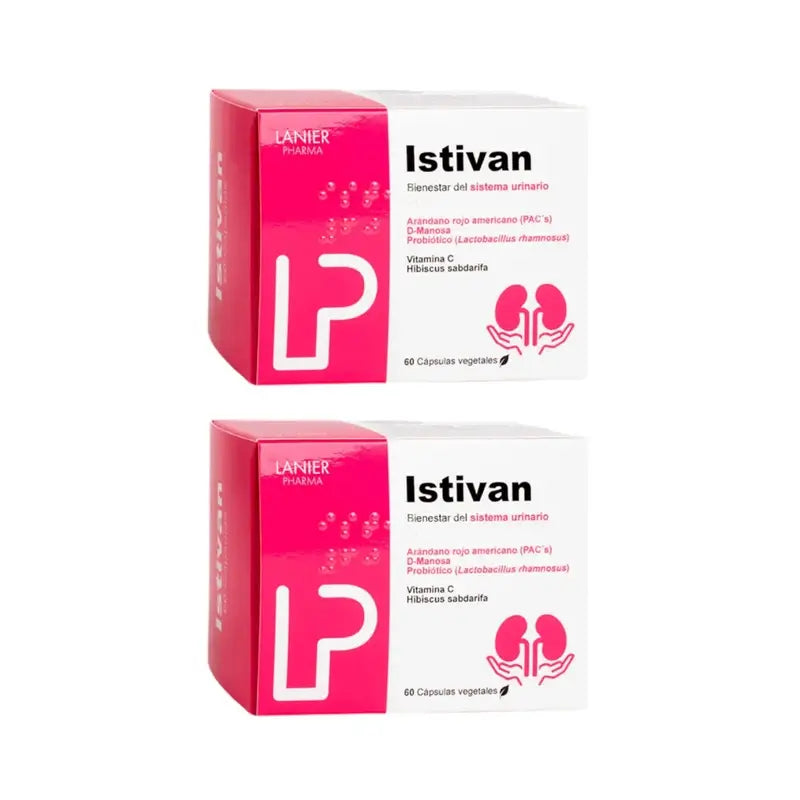Lanier Pharma Istivan – výživový doplnok, 2 x 60 rastlinných kapsúl 