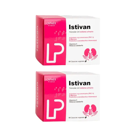 Lanier Pharma Istivan – výživový doplnok, 2 x 60 rastlinných kapsúl 