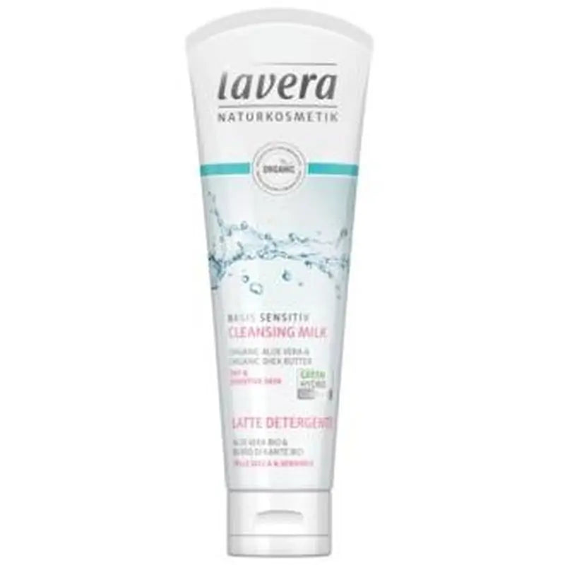 Lavera Cleansing Milk 2In1 Aloe + Shea Butter 125Ml. Bio