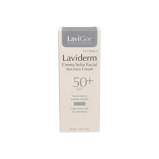 Lavigor Laviderm Solar Facial SPF 50+ bez obsahu oleja, 50 ml. 
