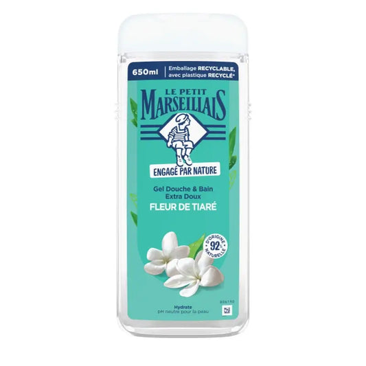 Le Petit Marseillais Extra jemný sprchový gél s vôňou kvetov tiaré, 650 ml
