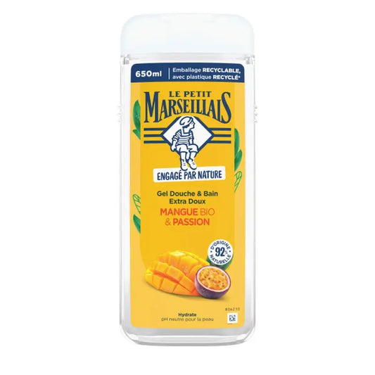 Le Petit Marseillais Sprchový gél Extra jemný s bio mangom a marakujou, 650 ml
