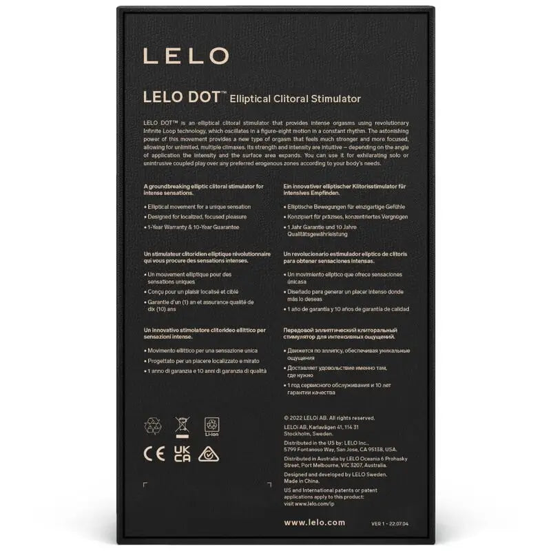 Lelo  Dot – stimulátor klitorisu – fialový