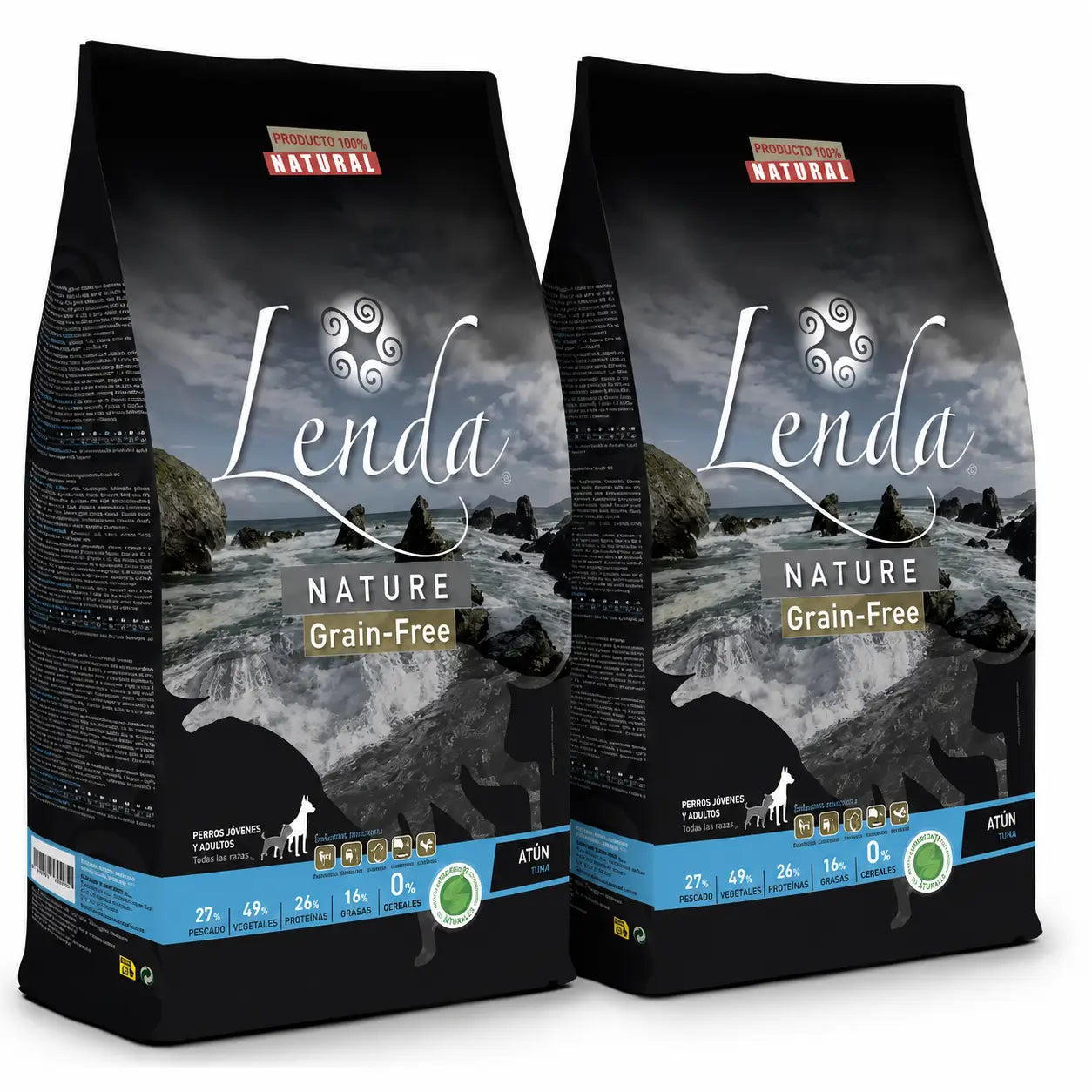 Lenda Perro Nature Grain Free Tuniak, 2 × 12 kg
