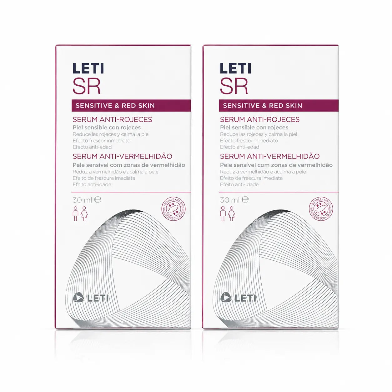Leti SR sérum proti začervenaniu, 30 ml, balenie po 2 ks