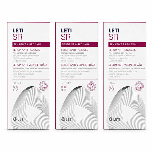 Leti SR sérum proti začervenaniu, 30 ml, balenie po 3 ks
