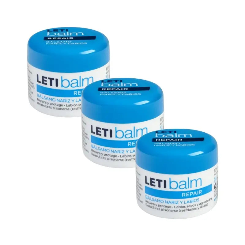 Letibalm Regeneračný balzam na nos a pery, 3×10 ml