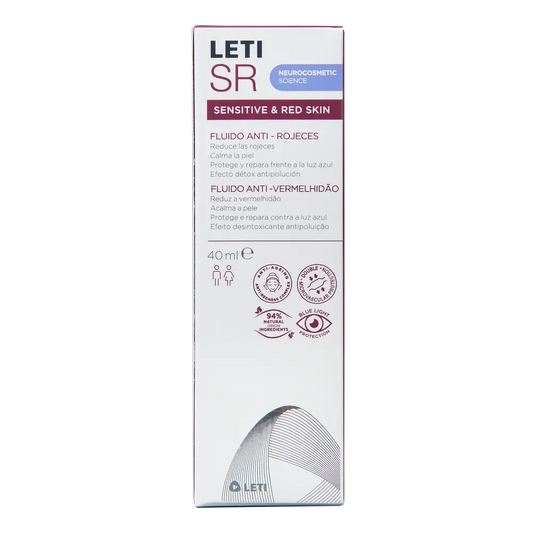Leti SR Fluid proti začervenaniu, 40 ml
